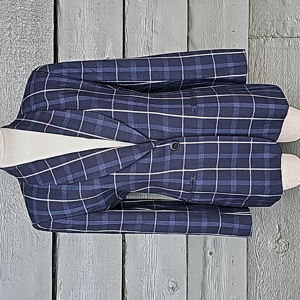 Vintage Plaid Blazer